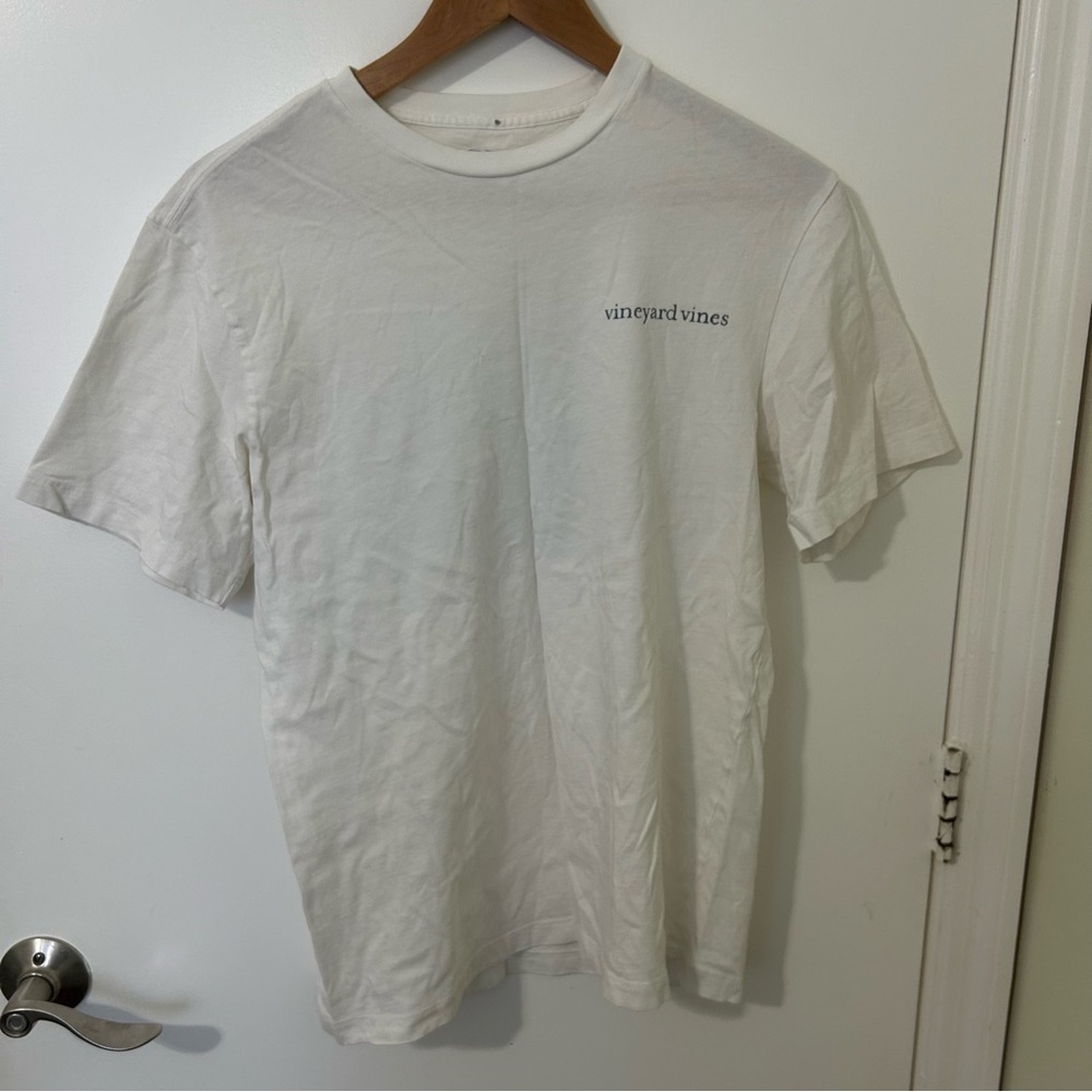 Vineyard Vines Men’s Cotton Classic White Tee T-Shirt